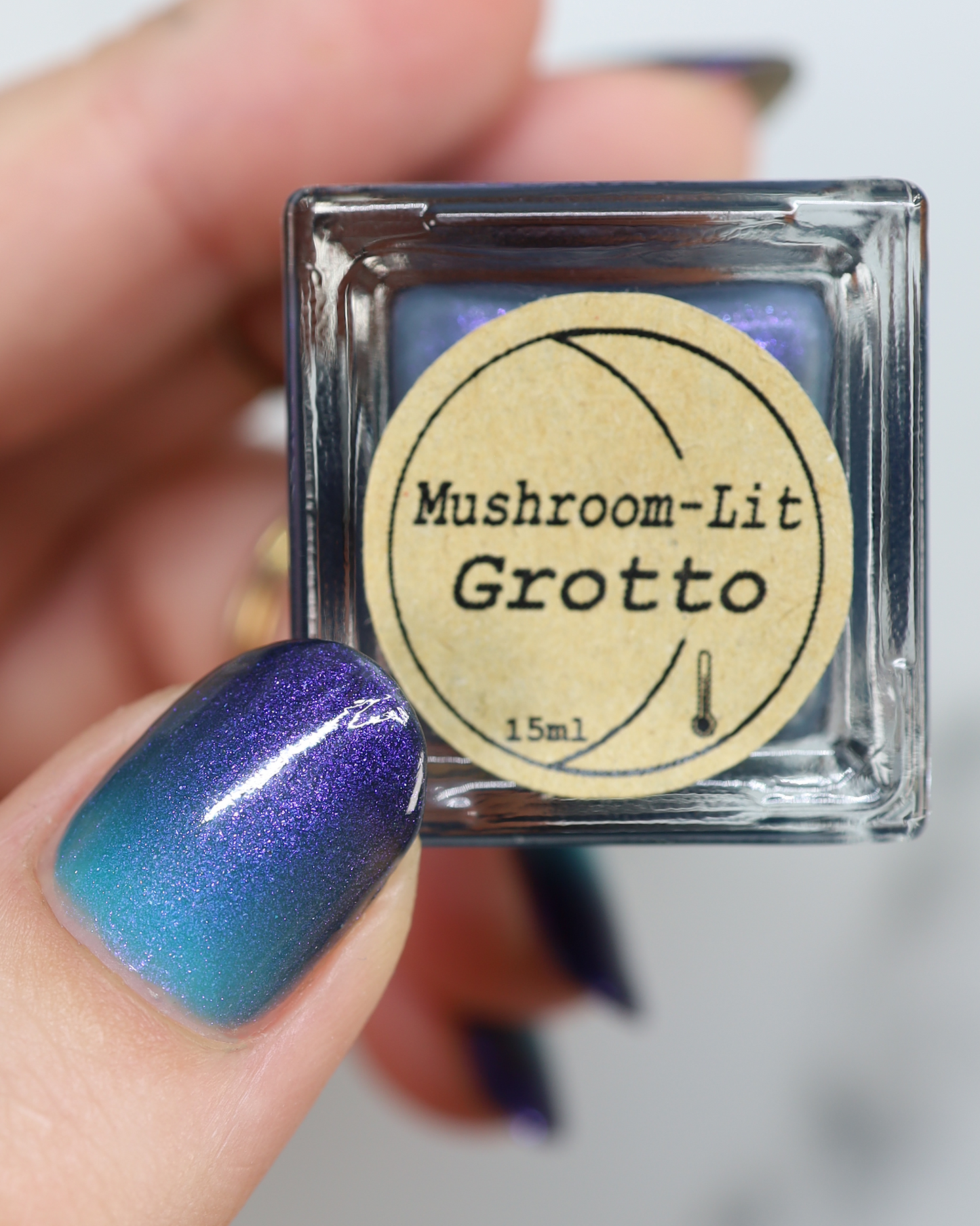 Mushroom-Lit Grotto