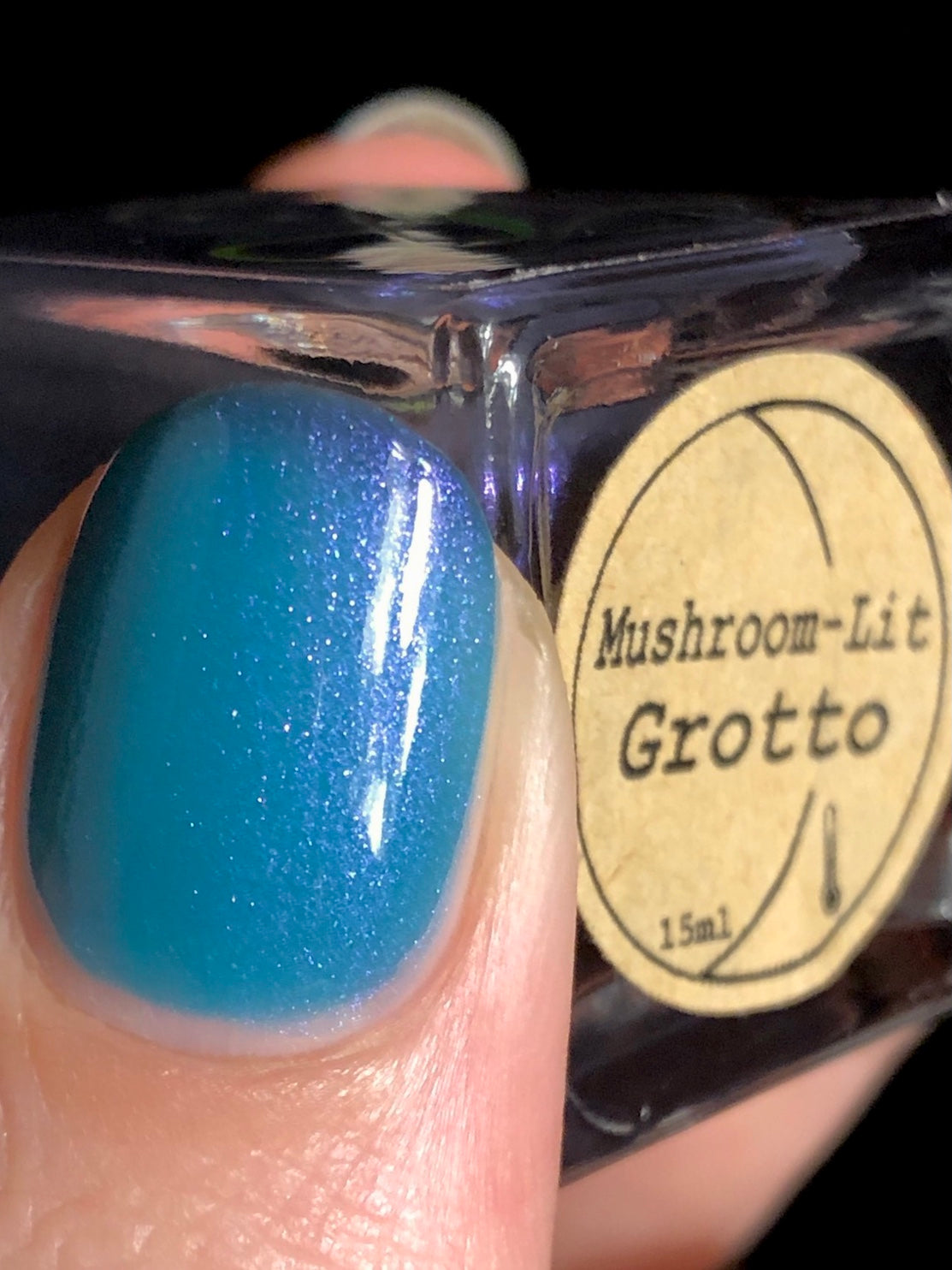 Mushroom-Lit Grotto