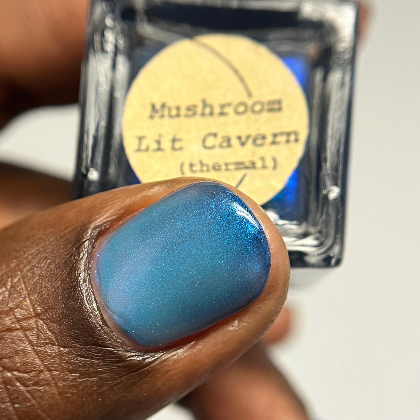 Mushroom-Lit Cavern