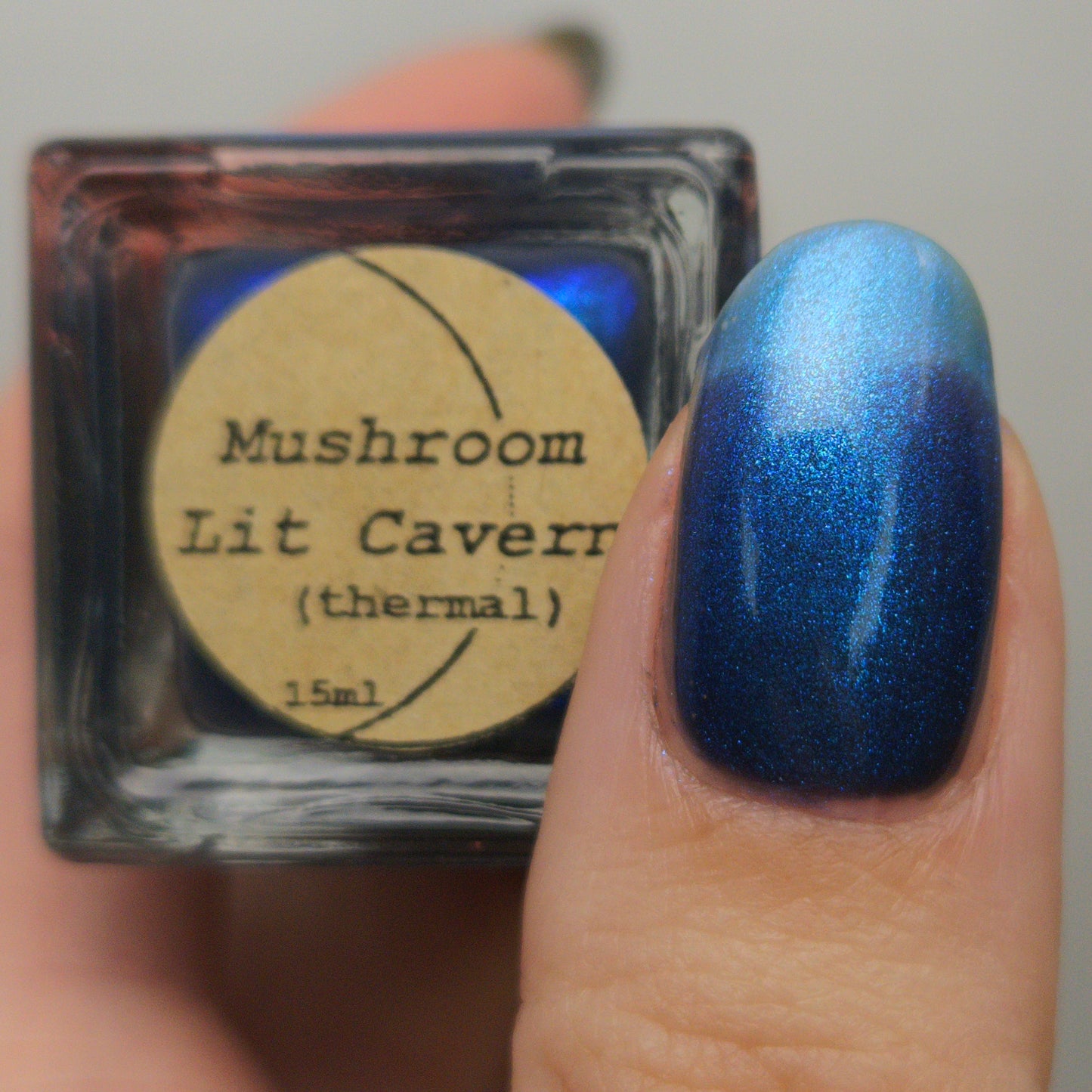 Mushroom-Lit Cavern