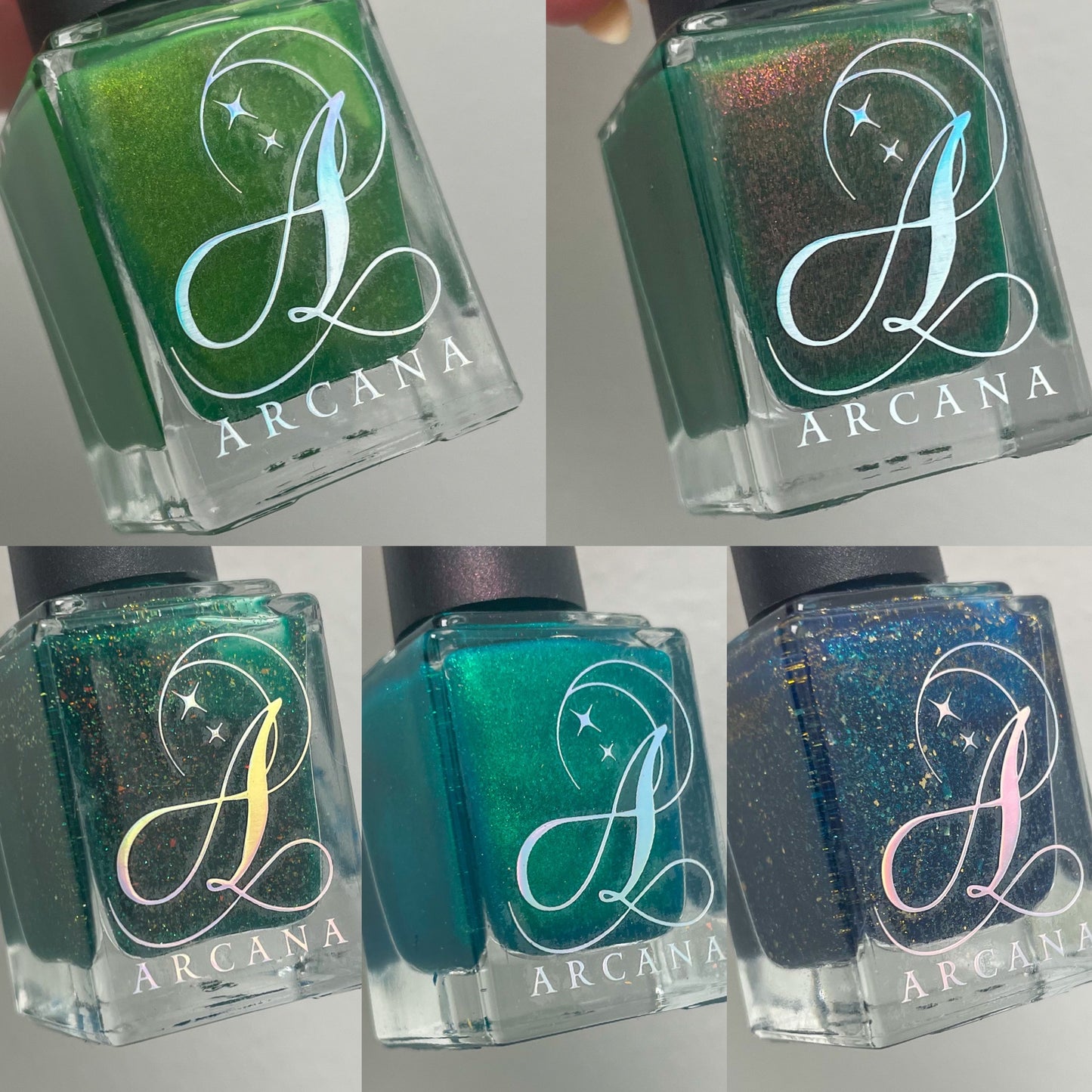 Holiday Gift Box: Green Gradient